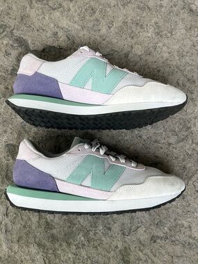 NEW BALANCE 237 (WS237TC) ‘Pink Lavender Mint'’-Size W9-LIKE NEW